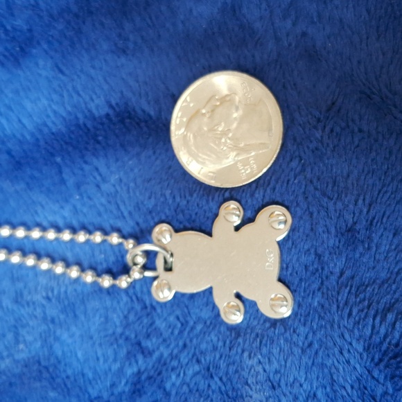 Silver Teddy Bear Pendant Necklace - Picture 5 of 5